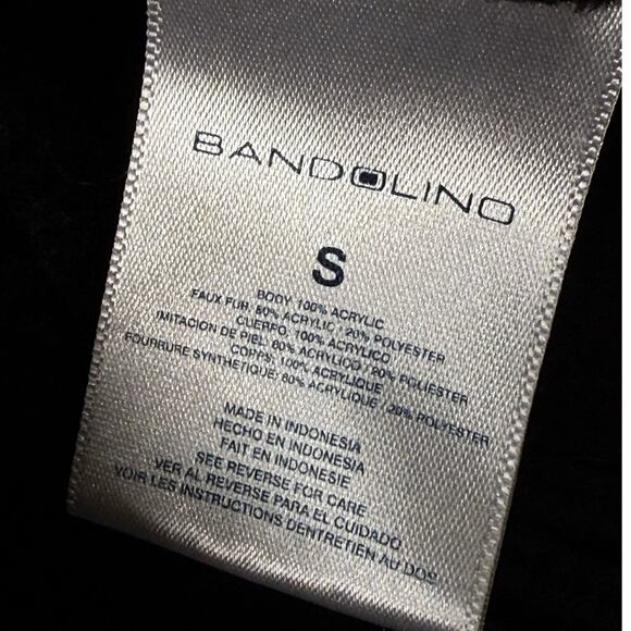 Y2k Black Cable Knit Ruffle Faux Fur Trim Sweater Vest Gyaru Himekaji Trashy M L - Picture 5 of 8